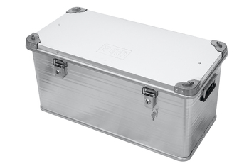 Ящик алюминиевый РИФ усиленный с замком 782х385х379 мм (ДхШхВ)