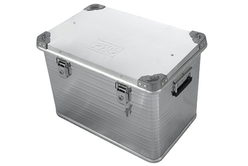 Ящик алюминиевый РИФ усиленный с замком 592х388х409 мм (ДхШхВ)