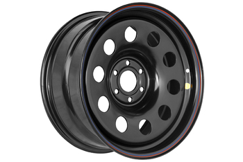 Диск усиленный Nissan Navara D40 3.0TD стальной черный 6x114,3 8xR17 d66 ET+25