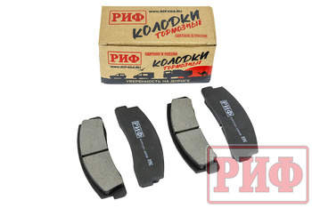 Колодки тормозные передние РИФ для ВАЗ НИВА (2121-3501090)