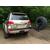 Калитка РИФ с фаркопом в штатный бампер Toyota Land Cruiser 200 2008-2015 под нештатное колесо, с подсветкой номера