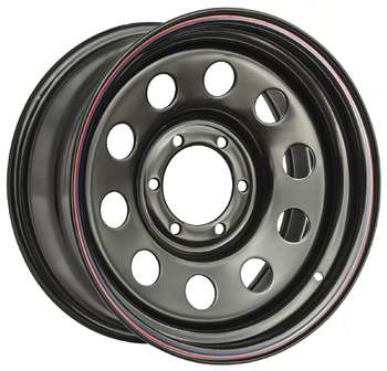 Диск усиленный Nissan Navara D40 2.5TD стальной черный 6x114,3 8xR16 d66 ET-0