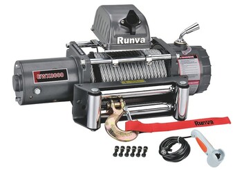 Лебёдка автомобильная электрическая 12V Runva 8000  lbs 3629 кг