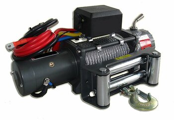 Лебёдка электрическая высокоскоростная 12V Runva EWXC9500S 4350 кг