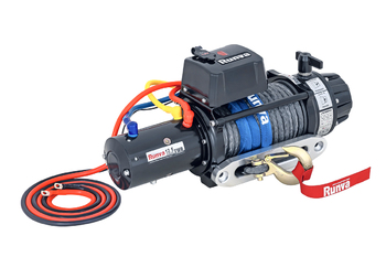 Лебёдка автомобильная электрическая 12V Runva EWB12500SSR 5670 кг (влагозащищенная) синтетический трос