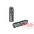 Пружины РИФ передние KIA Mohave 2008-2024 0-50 кг, дизель 3.0, лифт 30 мм