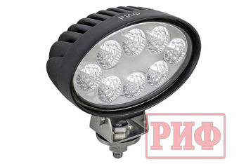Светодиодная фара водительского света РИФ 142х122х66 мм 24W LED SM-6024-RFA