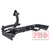 Бампер РИФ силовой задний Toyota Land Cruiser 76 2007-2024 с квадратом под фаркоп, калиткой и фонарями