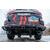 Бампер РИФ силовой задний Toyota Fortuner 2015+ c квадратом под фаркоп