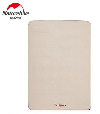 Коврик самонадувающийся Naturehike двойной 200х135х6 см, бежевый