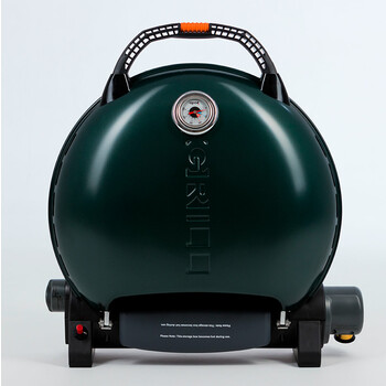 Гриль газовый O-GRILL 700T bicolor черный-зеленый (в комплекте адаптер тип А)