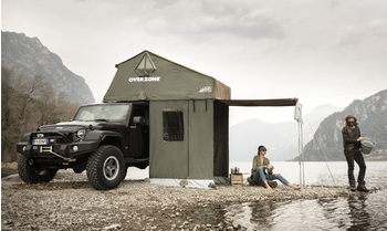 Тамбур к палатке AUTOHOME OVERZONE SMALL STANDARD, тент зеленый, высота 220 см