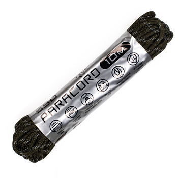 Паракорд 550 CORD nylon 10м световозвращающий (army green)