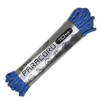 Паракорд 550 CORD nylon 10м световозвращающий (blue)