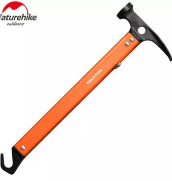 Молоток туристический Naturehike, ручной, оранжевый