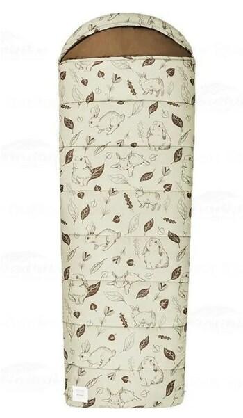 Мешок спальный Naturehike MT300, (80-60)х220 см, (правый) (ТК: +6C), бежевый