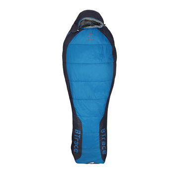 Мешок спальный BTrace Buddy L (Левый, Серый/Синий), (ТК: -7C)