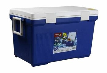 Термобокс IRIS Cooler Box CL-45, 45 литров, синий/белый
