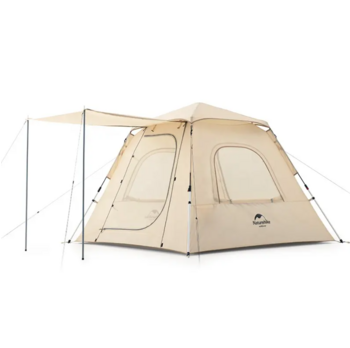 Палатка Naturehike Ango 3-местная, быстросборная, алюминиевый каркас, тент, бежевая