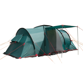 Палатка BTrace Ruswell 4  (Зеленый/Красный)