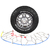 Цепи противоскольжения РИФ 4х4 "соты" 16 мм, 215/55R17, 215/70R15 (к-т 2 шт.)