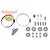 Шноркель Telawei для Toyota Hilux 2015+ 2.8TD (Black Onyx)