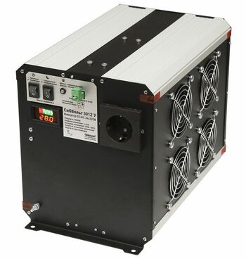 Инвертор (преобразователь напряжения) СибВольт 3012У DC/AC, 12В/220В, 3000Вт