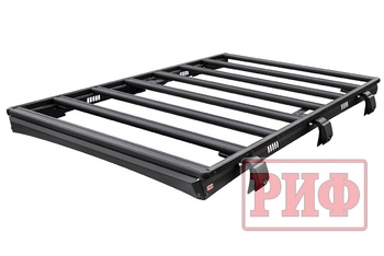 Багажник экспедиционный (платформа) алюминиевый РИФ 1250x2080 мм для Toyota Land Cruiser 80 (с крепежом)