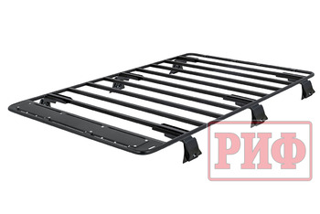 Багажник экспедиционный (платформа) РИФ 1350x2100 мм Toyota Land Cruiser 76 (высота крепежа 135 мм)