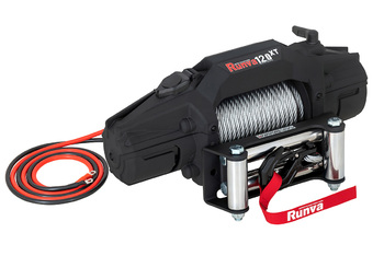 Лебёдка автомобильная электрическая 12V Runva EWXT12000F 5443 кг стальной трос