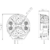 Светодиодная фара комбинированного света РИФ 140 мм 60W LED