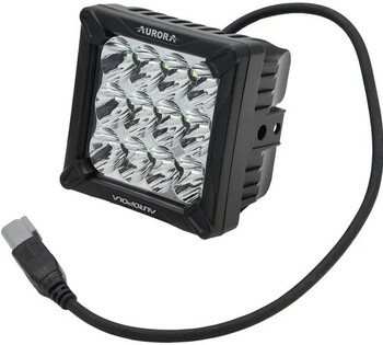 Светодиодные фары комбинированного света AURORA 140x140 мм 120W (комплект 2 шт)