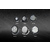 Светодиодные фара комбинированного света AURORA 102 мм 60W (комплект 2 шт)