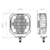 Светодиодная фара рабочего света РИФ 112x112x50 мм 90W LED