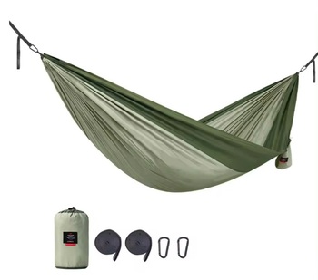 Гамак Naturehike без планок, туристический, эпонж, зеленый NH21DC011-SGU