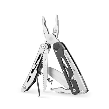 Мультитул GANZO, G304 105x50х18 мм, 18 предметов, цвет серый